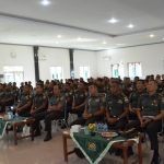 Prajurit Korem 023/KS Ikut Sosialisasi Netralitas TNI Dalam Pemilu 2024